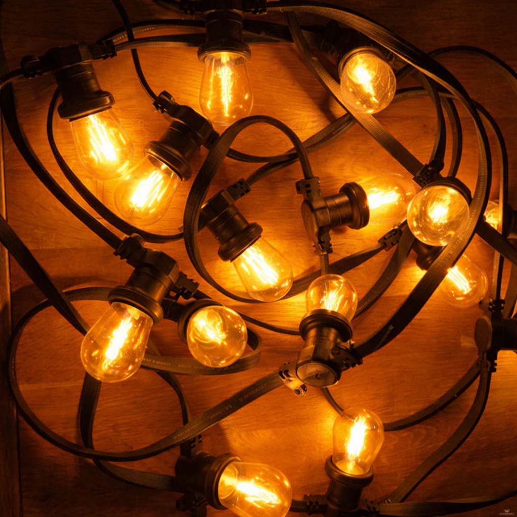 LOCATION GUIRLANDE BLANC CHAUD TRANSPARENTE