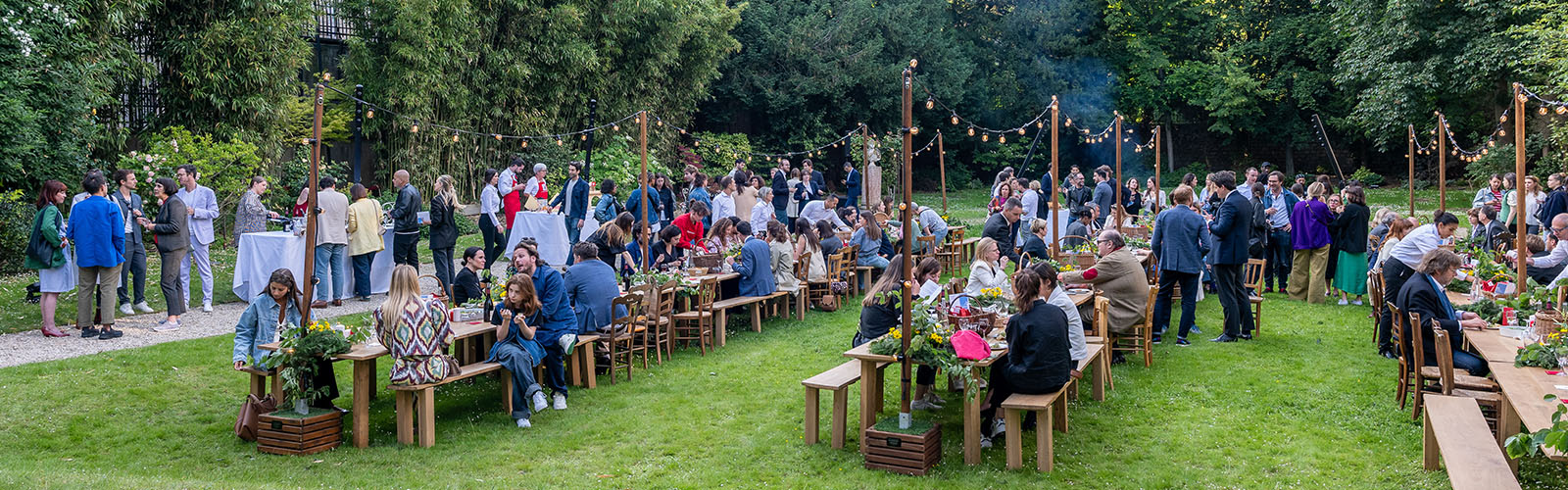 Location guirlande guinguette - Ambassade de Suisse - Paris