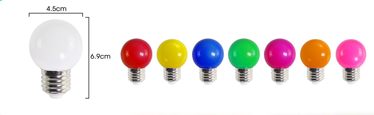 Ampoule LED E27 Style Edison Plusieurs Couleurs rose vert jaune bleu